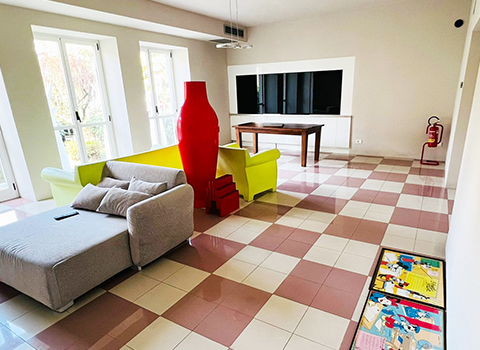 Sala camino | Hotel Santa Caterina