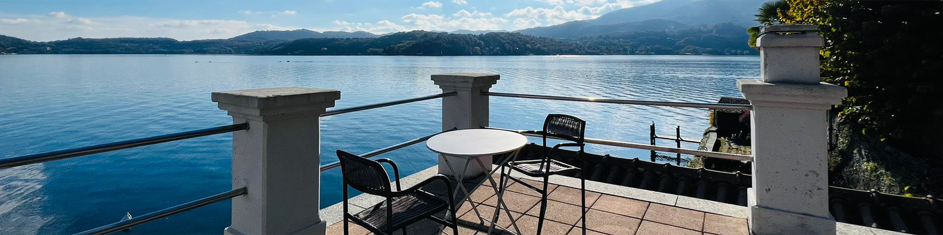 Solarium della Casa Vacanze La Darsena a Orta San Giulio