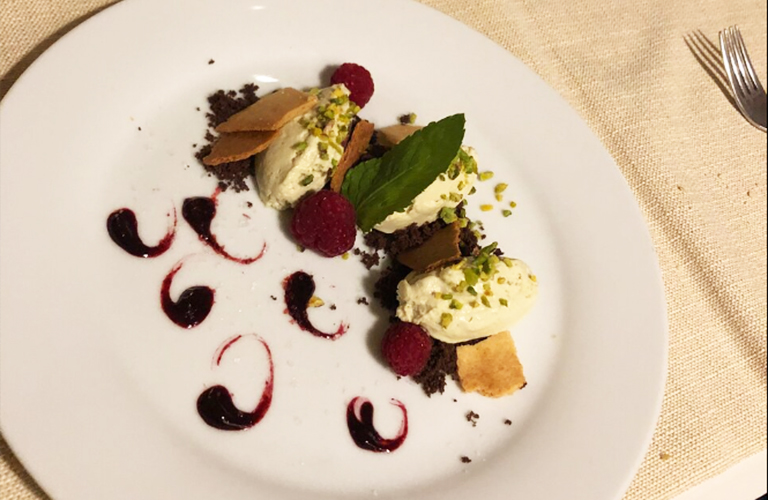 I piatti del ristorante Filo Fieno di Orta San Giulio